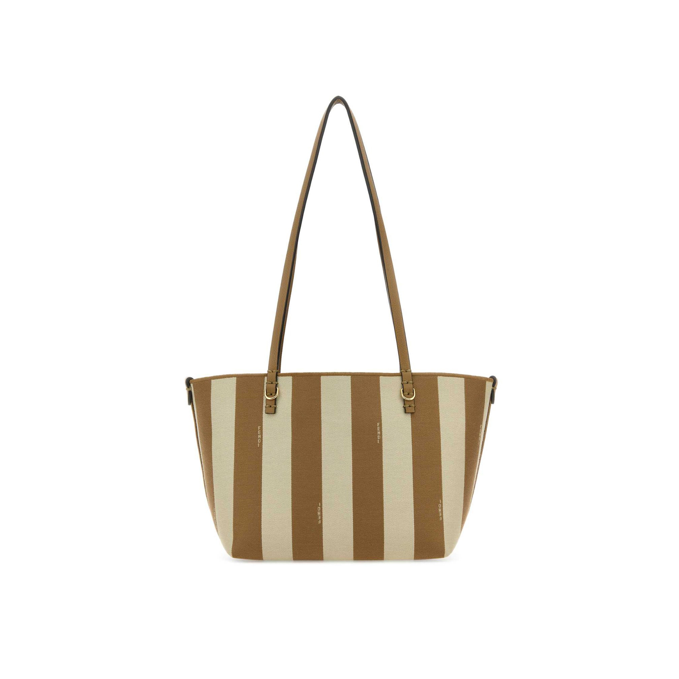 F**di small roll striped tote bag 8bh424as86 (22*18*14cm)